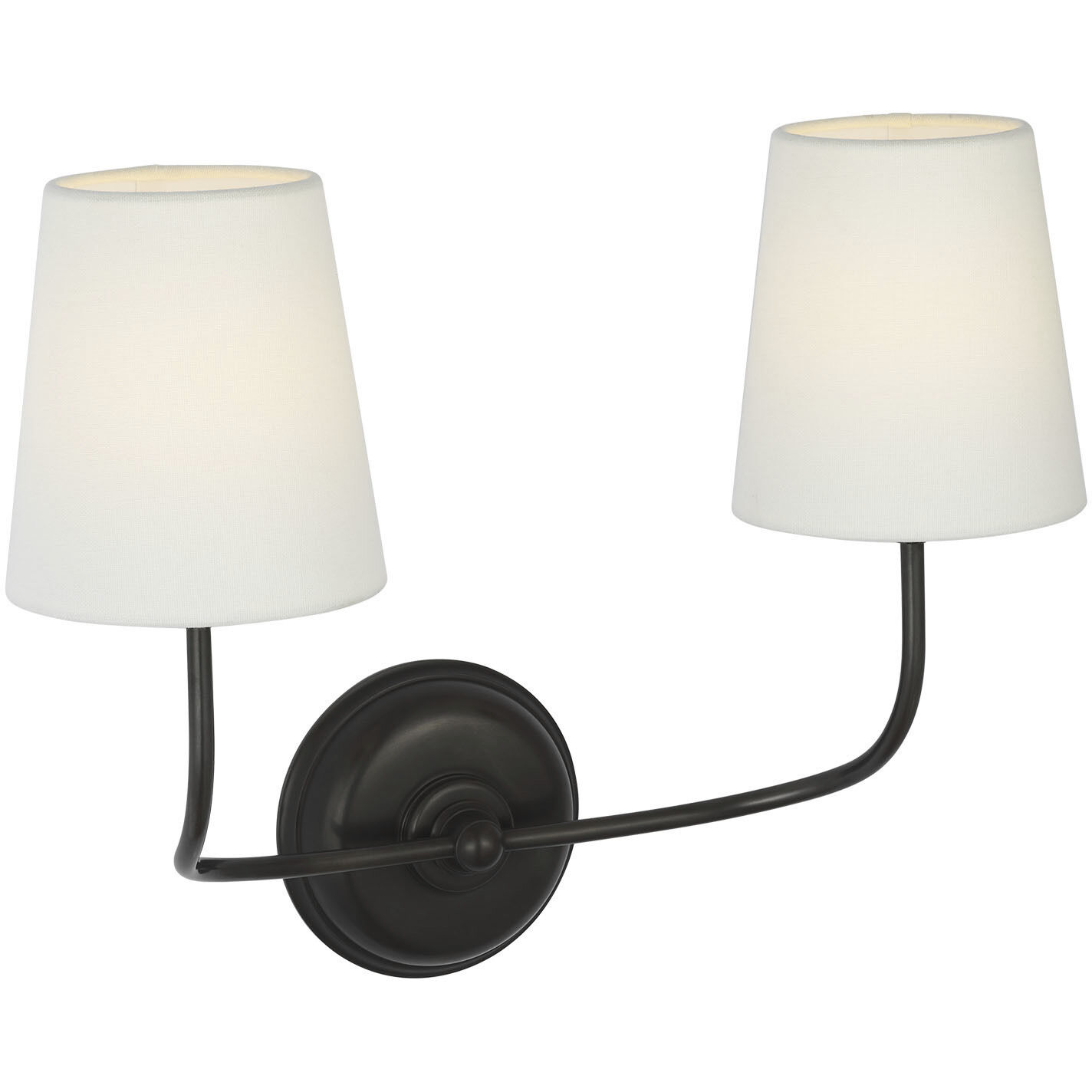Thomas O'Brien Vendome Cordless Double Sconce Wall Light