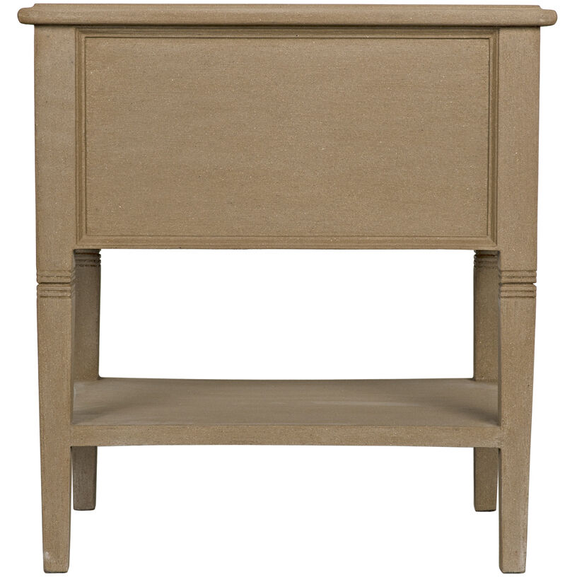 Oxford 30 X 28 inch Weathered Side Table, 2 Drawer