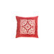 Smithsonian 18 X 18 inch Garnet and Cream Throw Pillow