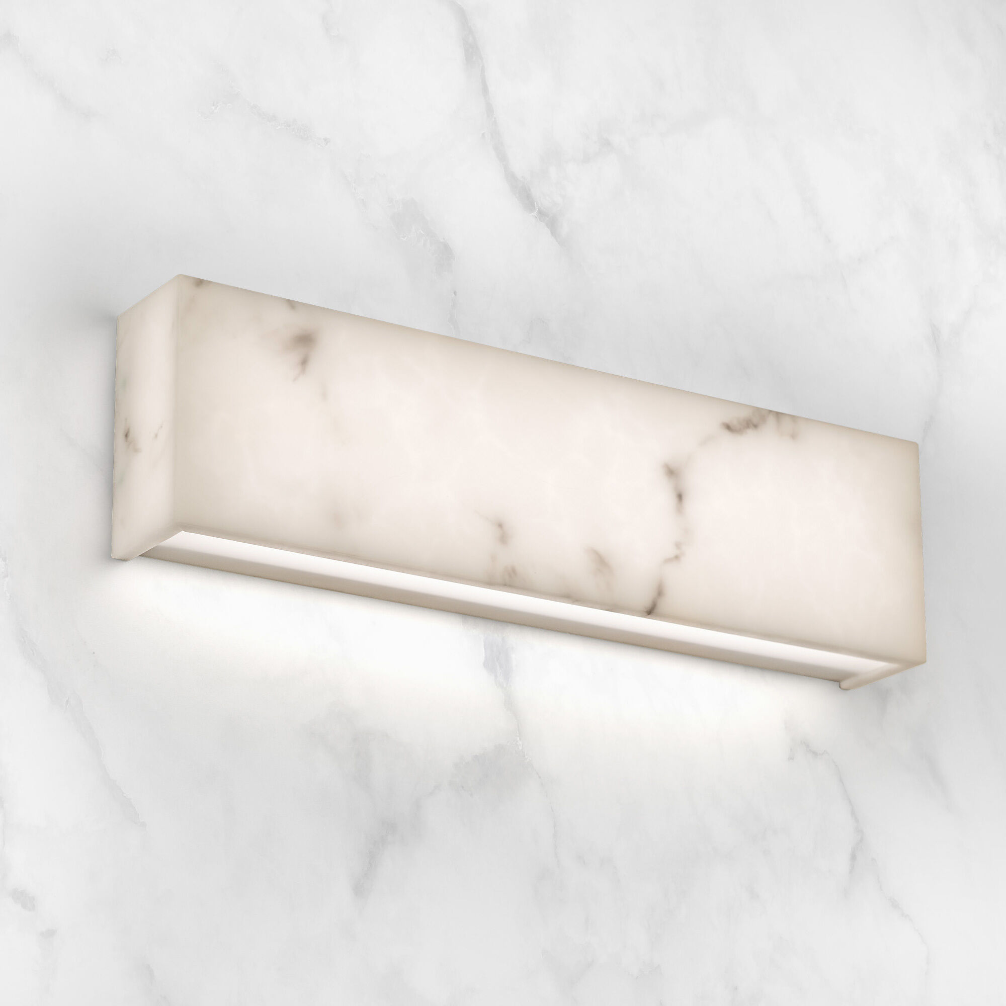 Museo LED 18 inch White Bath Vanity & Wall Light, dweLED