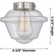 Oxford 1 Light 6.5 inch Oil Rubbed Bronze Sconce Wall Light