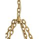 Prescott 10 Light 44.5 inch Gold Leaf Chandelier Ceiling Light