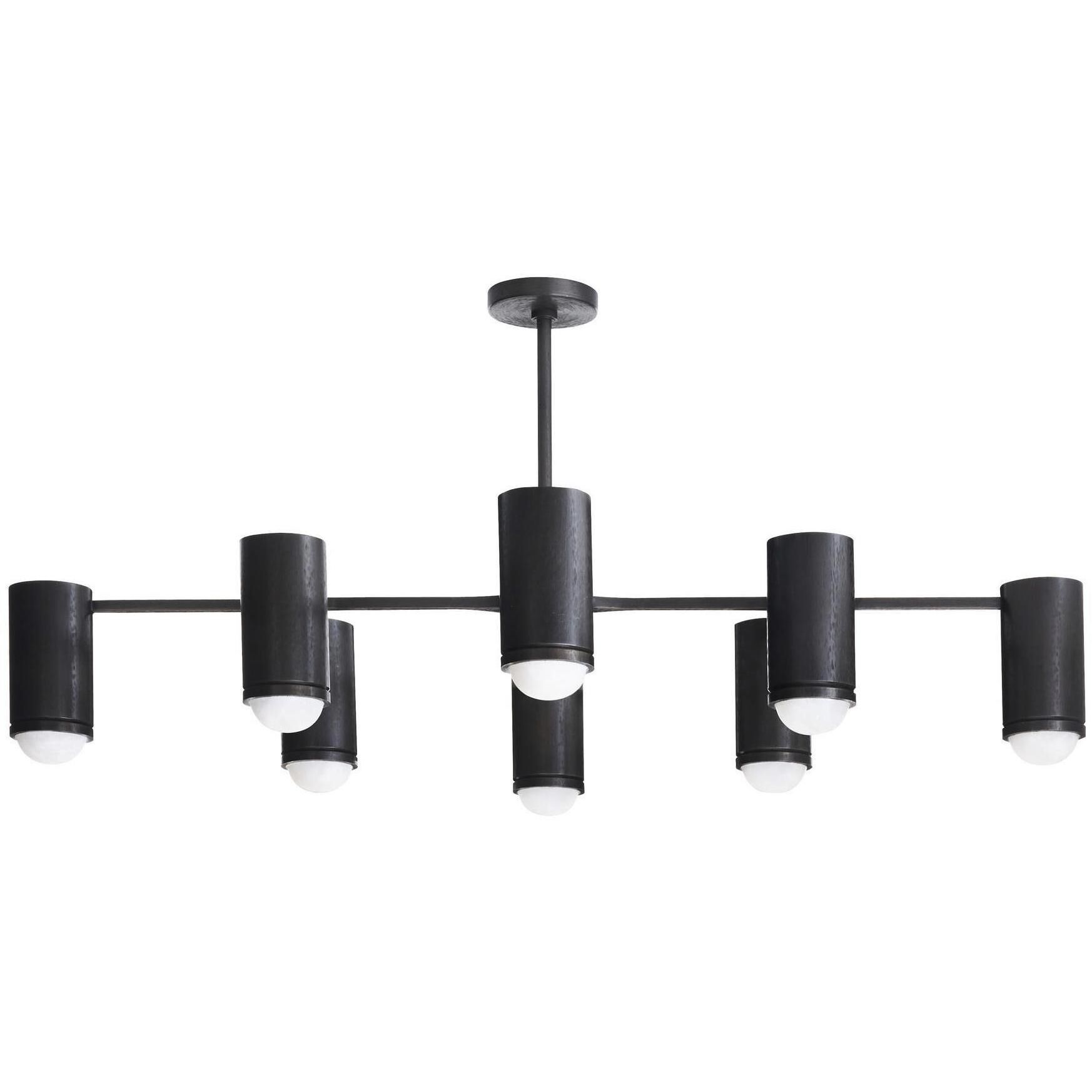 Loryn 8 Light 46 inch English Bronze Semi Flush Mount Ceiling Light