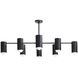 Loryn 8 Light 46 inch English Bronze Semi Flush Mount Ceiling Light