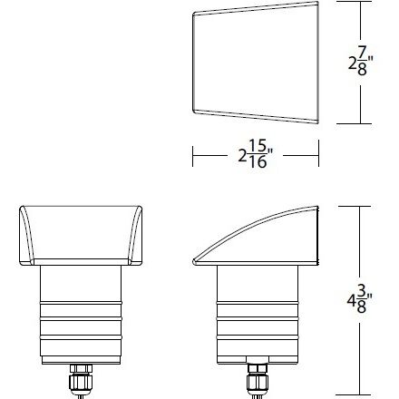 Colorscaping 12 4.50 watt Stainless Steel Coated in Bronze Path Lighting, Colorscaping