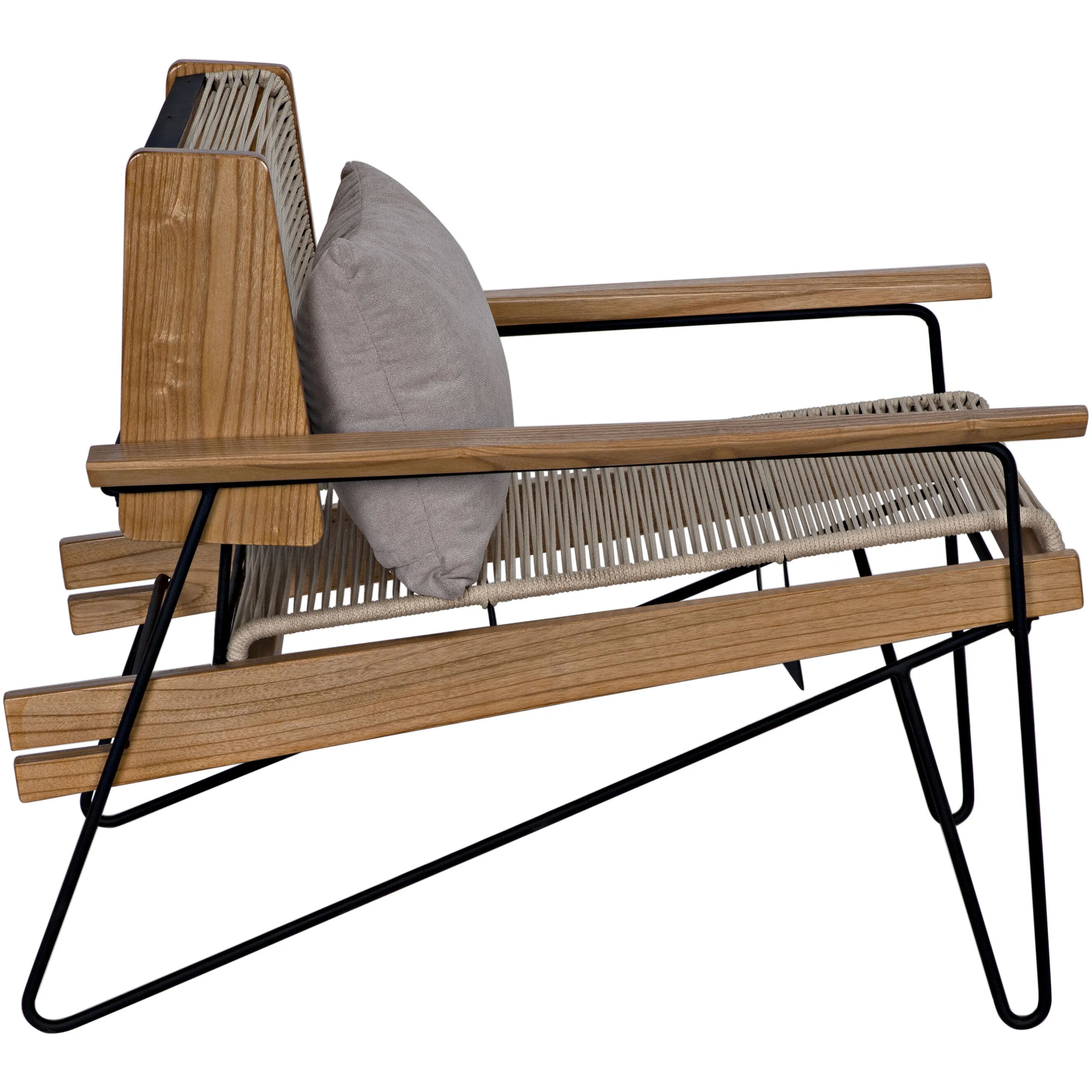 Benson Clear Coat Semi Gloss Occasional Chair