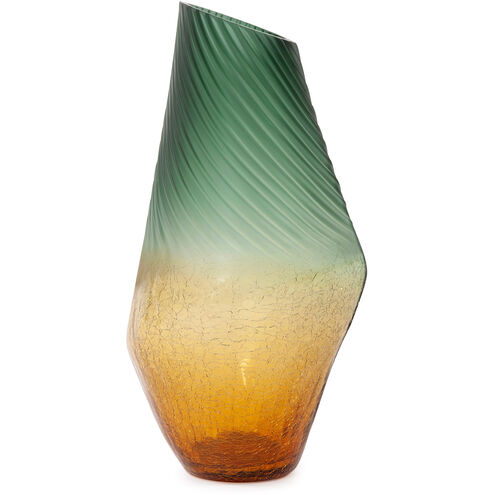 Golden Murrine 14 X 7 inch Vase, Large