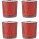 Very Merry Holiday Red Holiday Candleholder, Votive