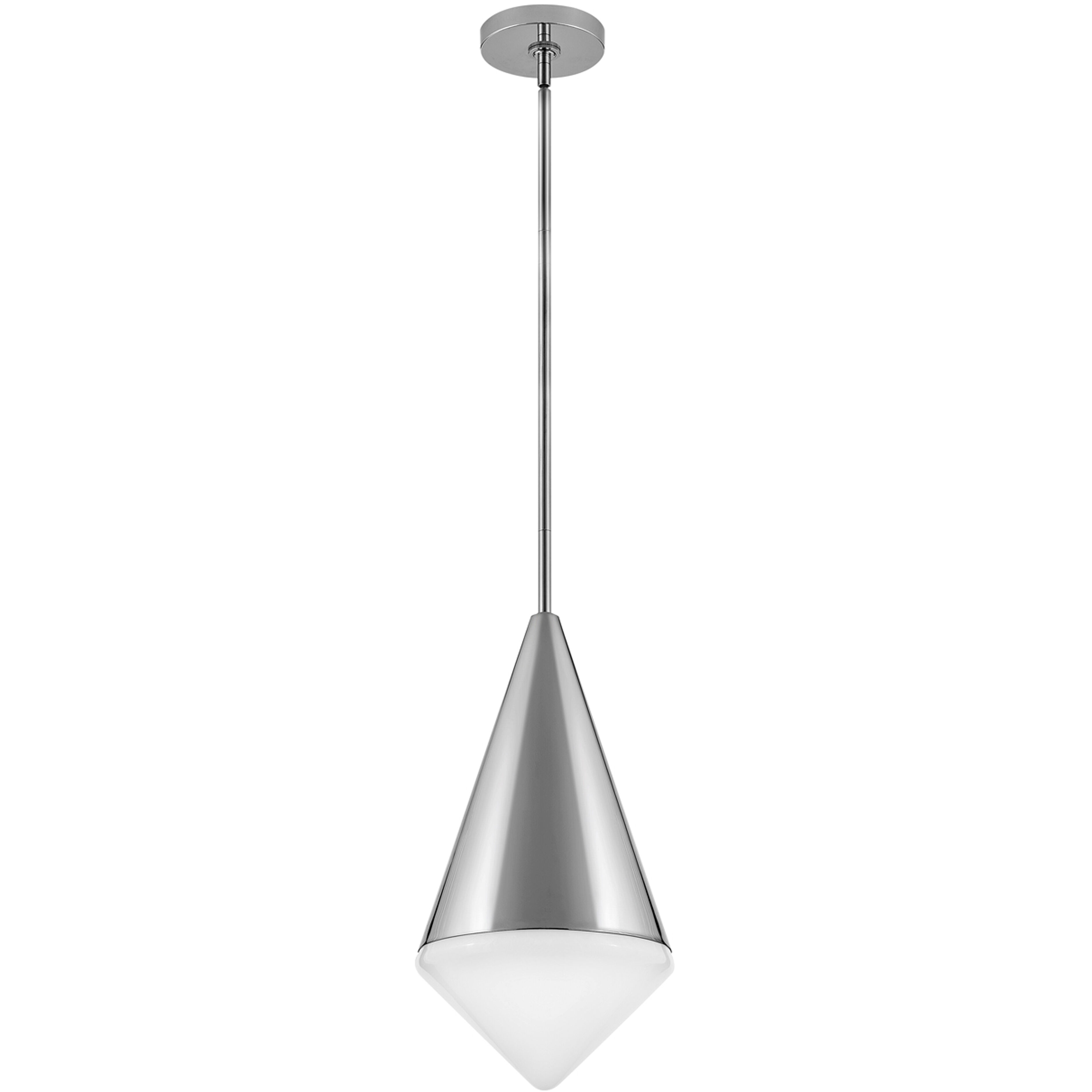 Betty LED 9.5 inch Polished Nickel Pendant Ceiling Light