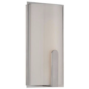 Stella LED 3 inch Brushed Nickel ADA Wall Sconce Wall Light in 3000K, 12in, dweLED