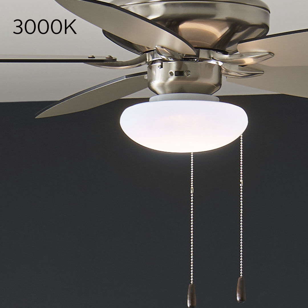 Soft Modern LED White Fan Light Kits