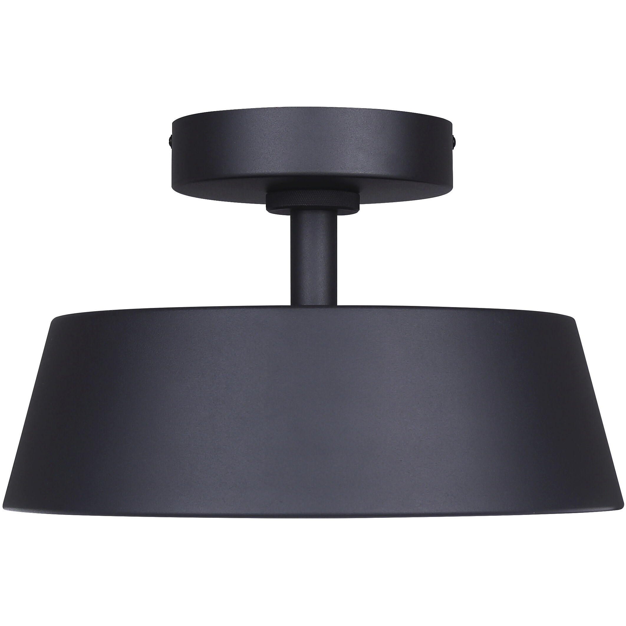 Baxley LED 12.75 inch Black Outdoor Ceiling Lantern