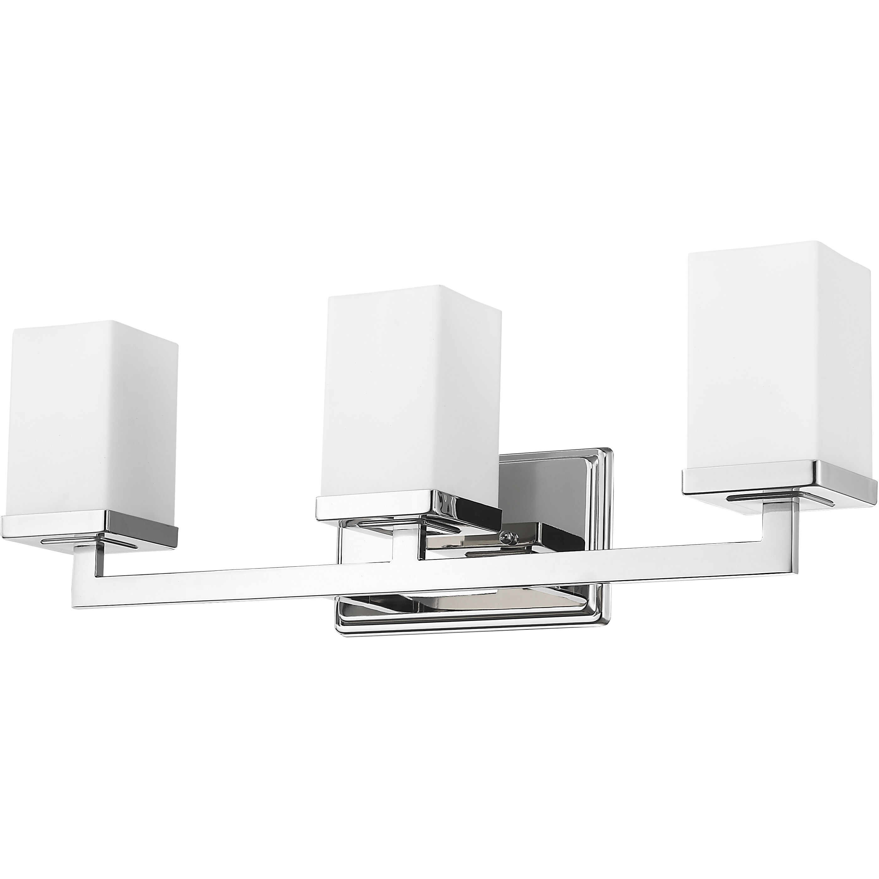 Tidal 3 Light 23.25 inch Chrome Vanity Wall Light