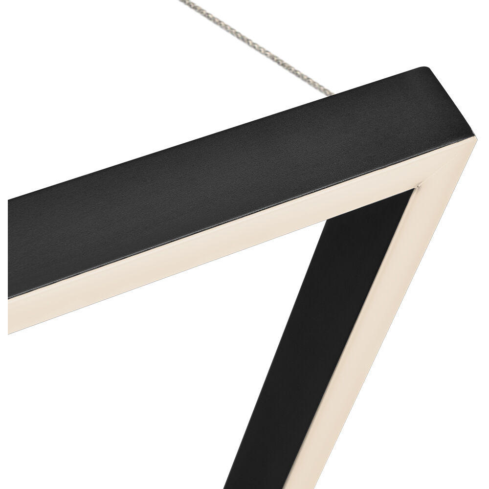 Atria 51.25 inch Black Chandelier Ceiling Light