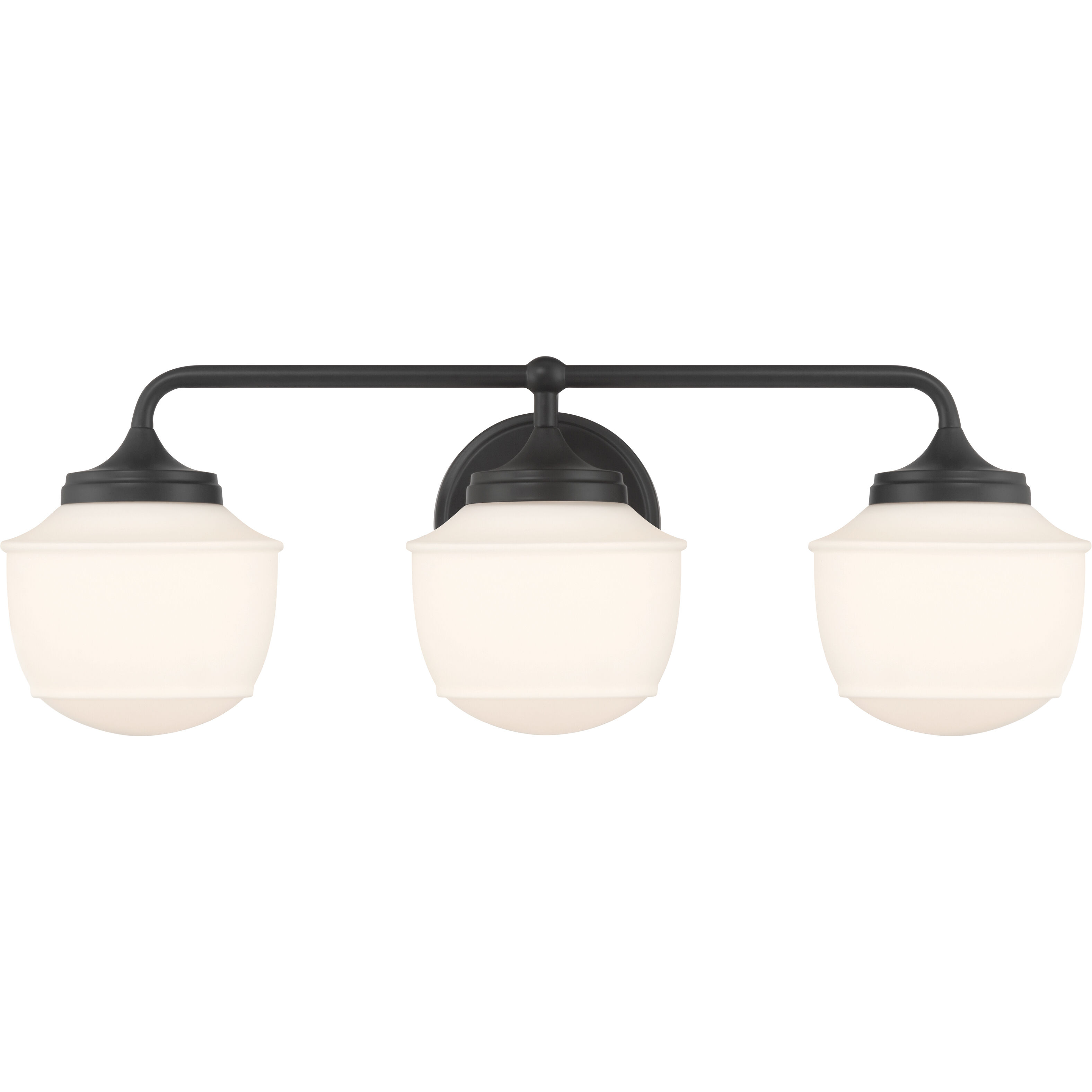 Cornwell 3 Light 23 inch Dark Matte Black Vanity Wall Light