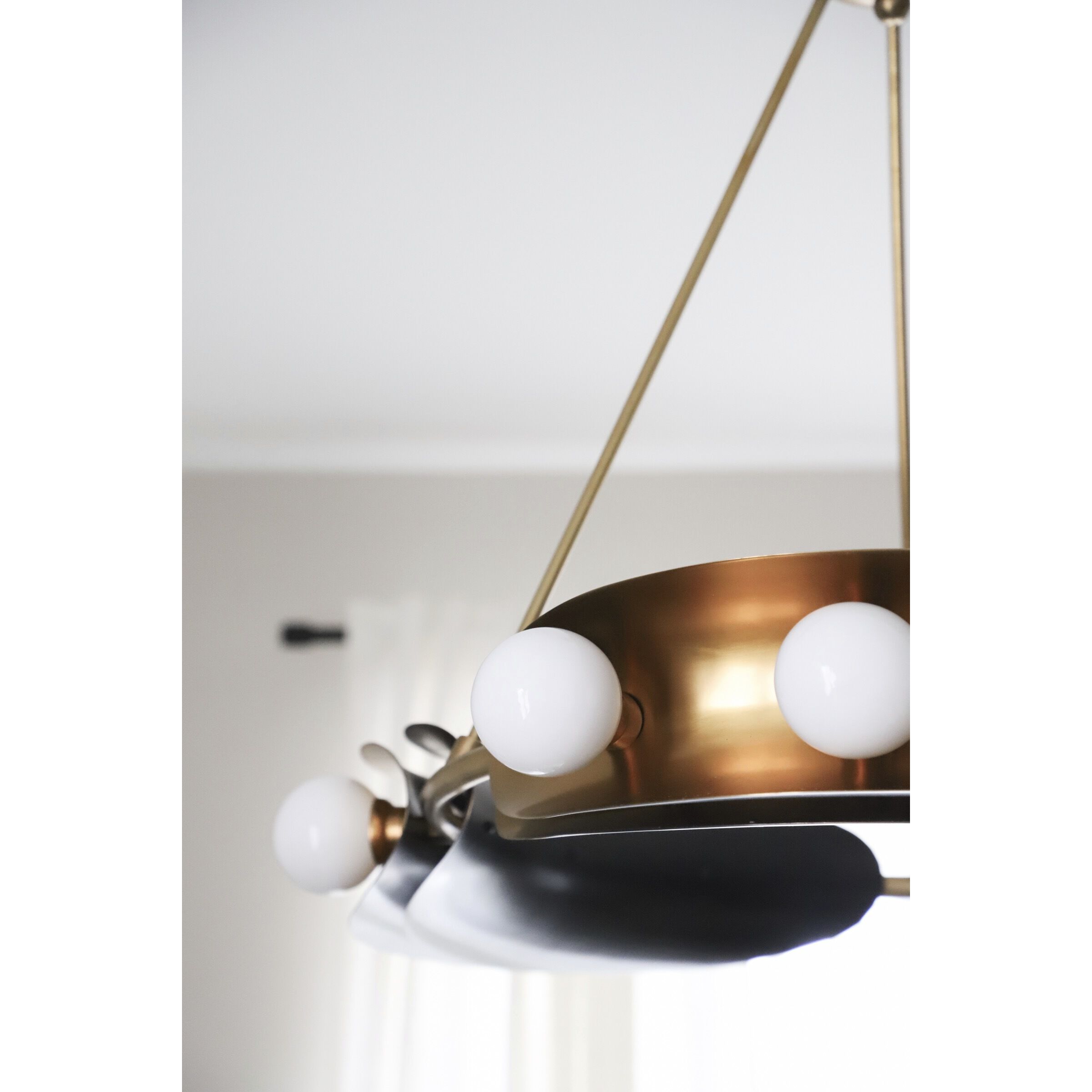 Hopper 9 Light 32 inch Vintage Brass and Bronze Chandelier Ceiling Light