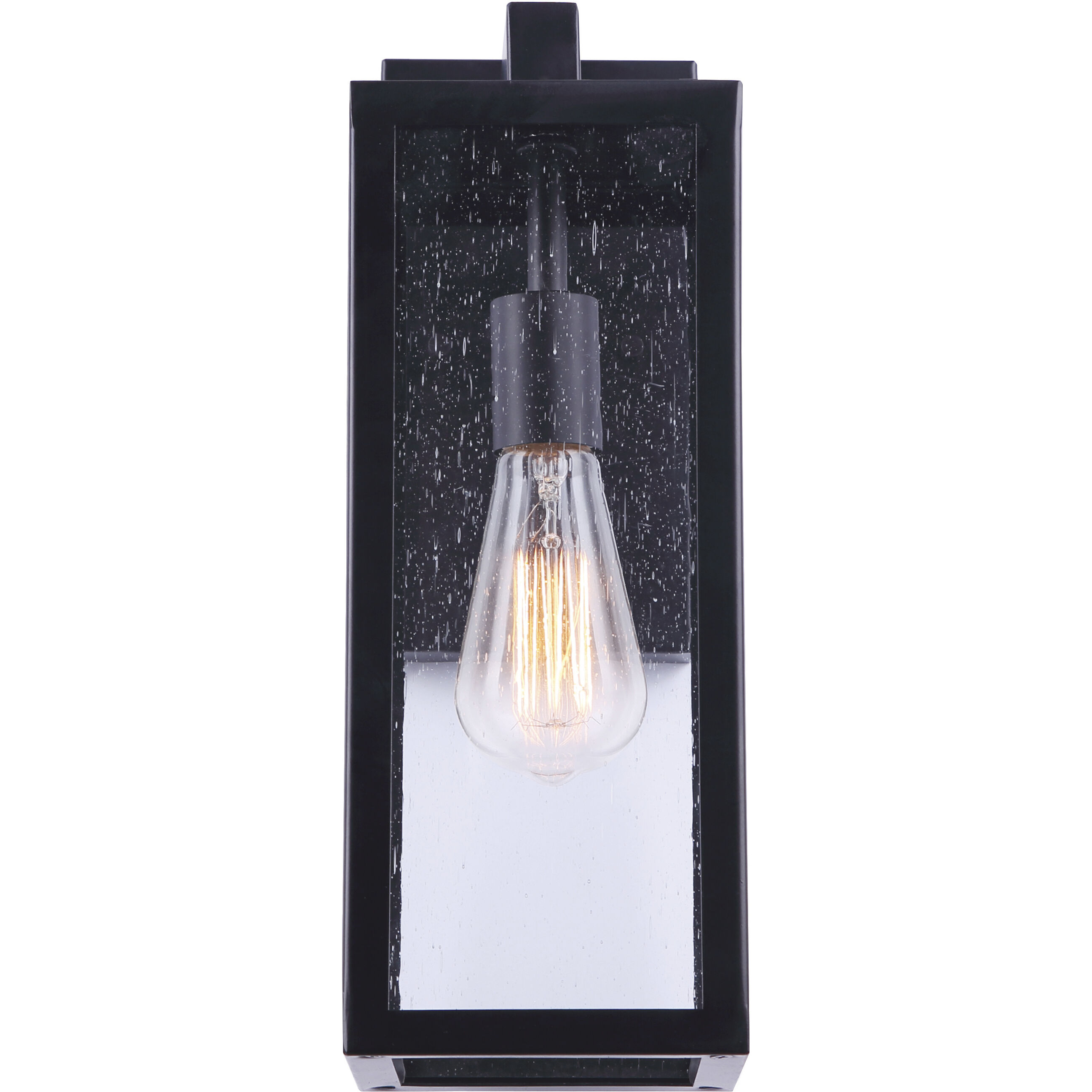 Madison 1 Light 15 inch Black Outdoor Wall Light