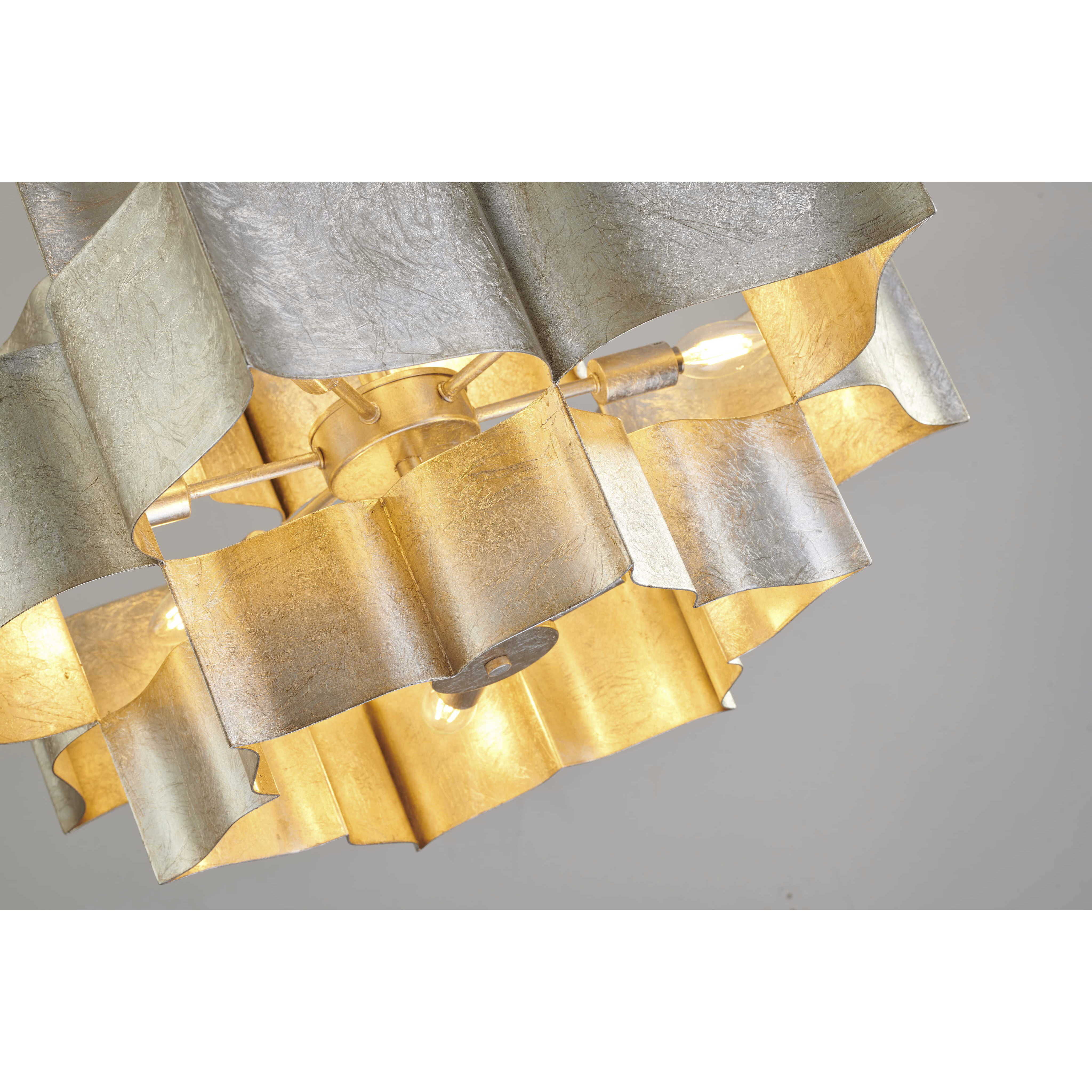 Canada 12 Light 29.9 inch Antique Silver Chandelier Ceiling Light