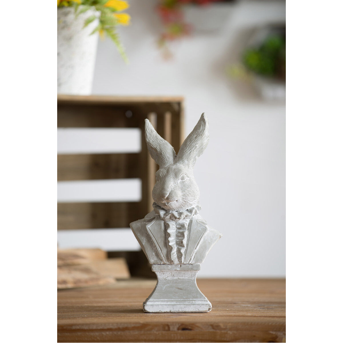 Garden Gray Outdoor Animal Figurines