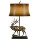 Lodge 31 inch 150 watt Antique Bronze Table Lamp Portable Light