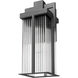 Fortis 1 Light 18 inch Sand Black Outdoor Wall Light