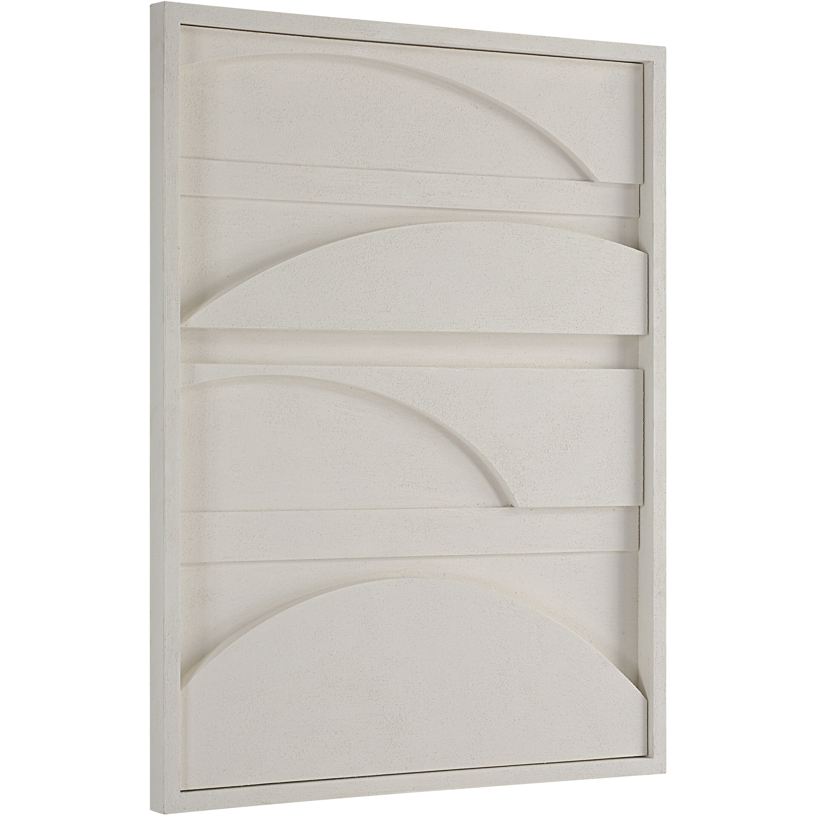 Cadieux Matte White Wall Decor