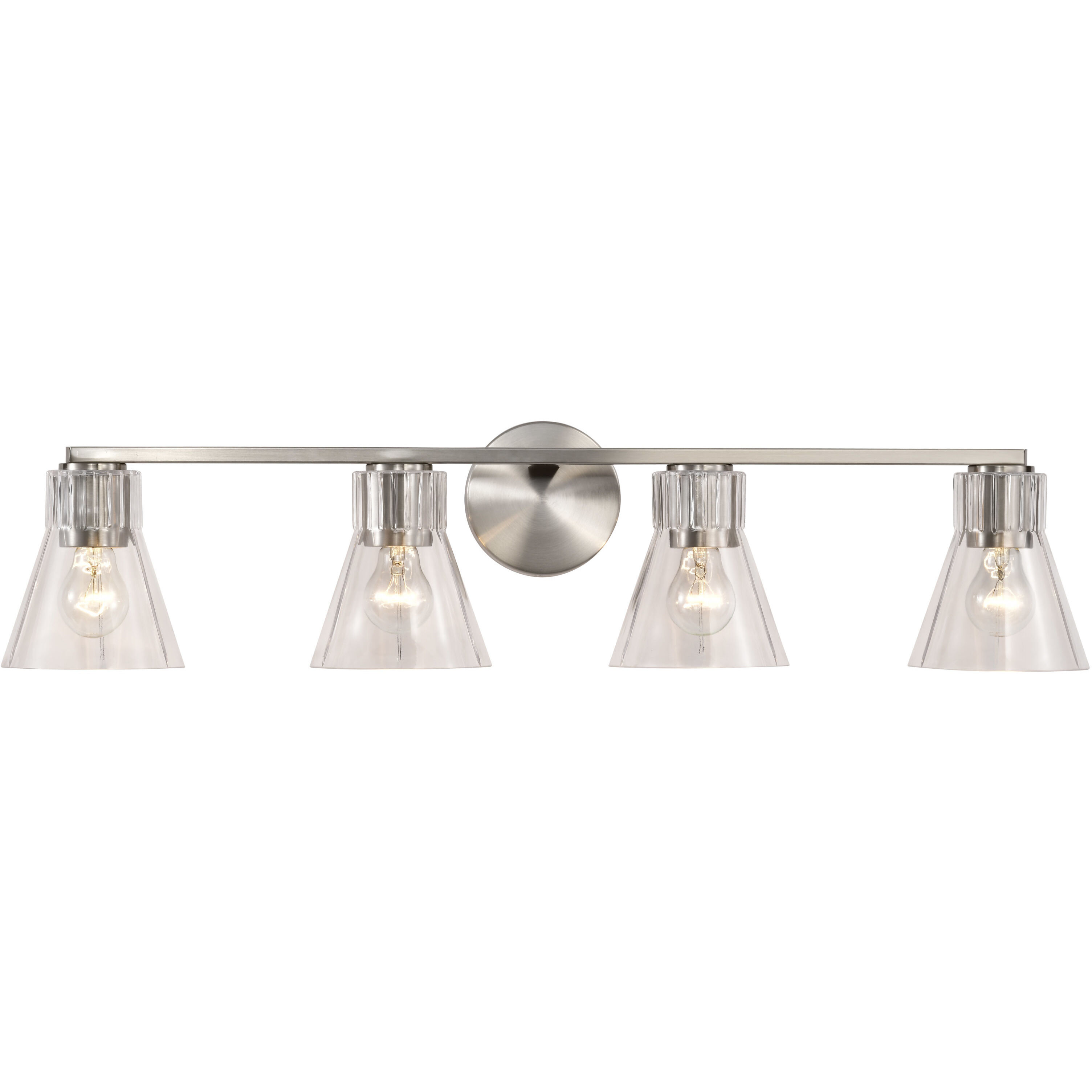 Gianna 33.25 inch Brushed Nickel Vanity Wall Light