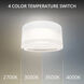 Balto II LED 5.38 inch White Outdoor Flush Mount, dweLED