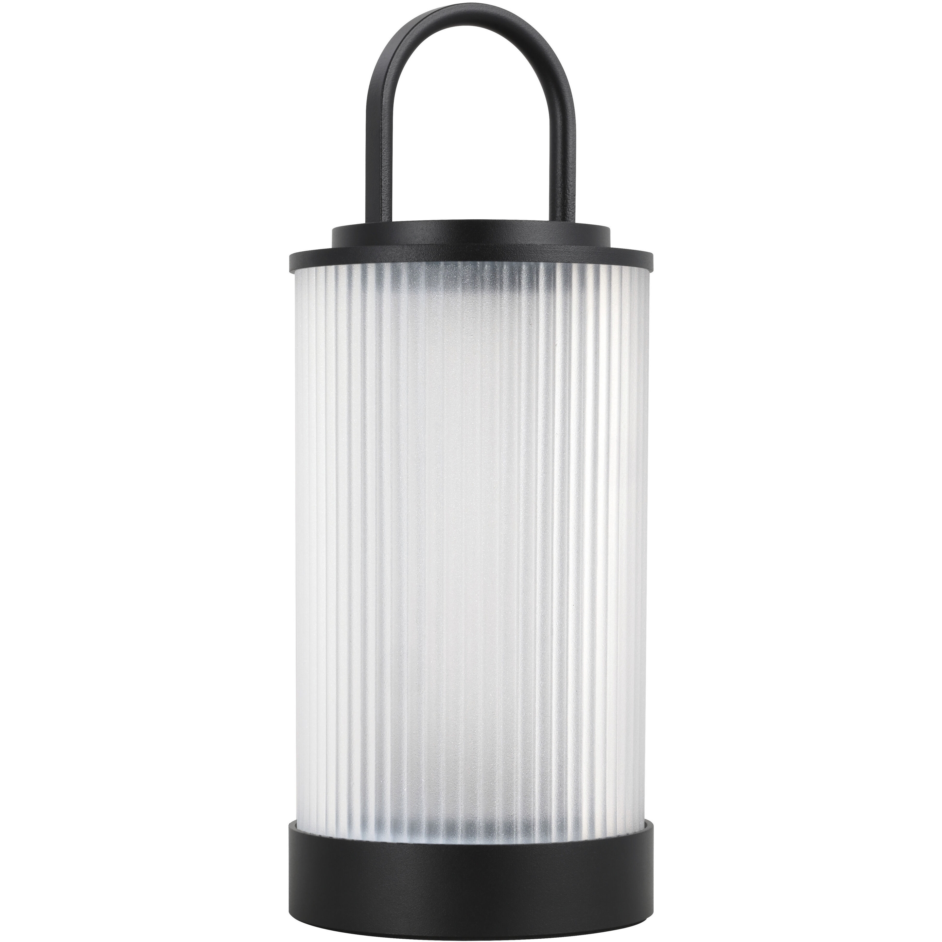 Tawa 11 inch 2.2 watt Black Rechargeable Table Lamp Portable Light