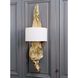 Driftwood 2 Light 16 inch Antique Gold Leaf Wall Sconce Wall Light