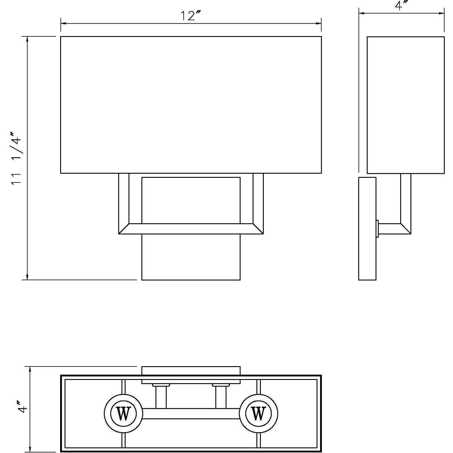 Saxon Wall Sconce Wall Light in Matte Black