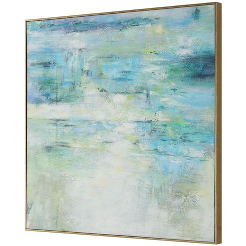 Blissful 42.75 X 42.75 inch Hand Painted Abstract Art