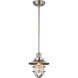 Seaport 1 Light 8 inch Satin Nickel Mini Pendant Ceiling Light