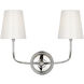 Thomas O'Brien Vendome 2 Light 17.75 inch Wall Sconce