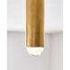 Kelly Wearstler Ebell LED 4.5 inch Antique Nickel Flush Mount Ceiling Light, Integrated LED