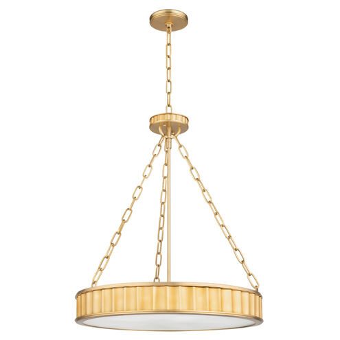 Middlebury 5 Light 21.5 inch Aged Brass Pendant Ceiling Light