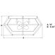 Bartlett LED 18 inch Oil Rubbed Bronze and Satin Nickel Flush Mount Ceiling Light