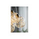 Drop Globes LED 21.3 inch Clear Chandelier Ceiling Light