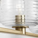 Drew & Jonathan Lochdale 4 Light 33.63 inch Satin Brass Vanity Light Wall Light, Large