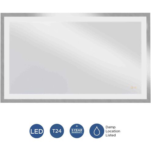 Captarent LED 60 X 36 inch White LED Mirror, Progress LED