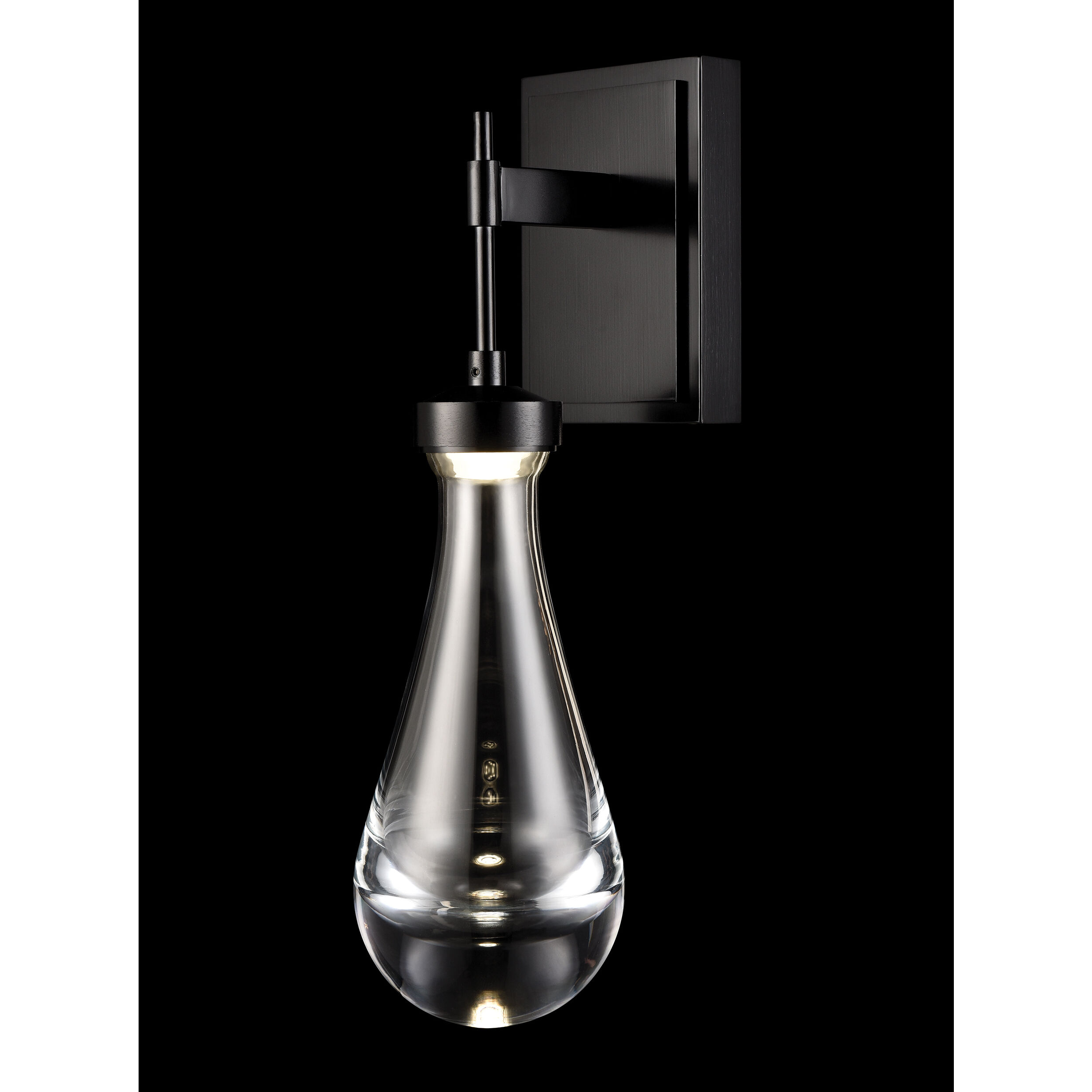 Vaso 1 Light 4.5 inch Satin Brushed Black Wall Sconce Wall Light