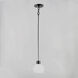Coraline 1 Light 6 inch Black Mini Pendant Ceiling Light
