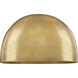 Diggs LED 8.25 inch Aged Brass ADA Wall Sconce Wall Light
