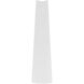 Eclipse 54 inch Matte White Matte White Soft Brass with Matte White Blades Downrod Ceiling Fans in Satin Brass Matte White, Smart Fan
