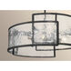 Bella Collina 6 Light 28 inch Coal Pendant Ceiling Light