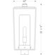 Sheridan 1 Light 22.25 inch Black Outdoor Post Mount Fixture