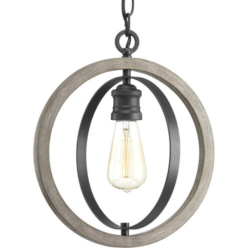 Golden Valley 1 Light 12 inch Graphite Mini-Pendant Ceiling Light