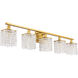 Phineas 5 Light 42 inch Brass Wall sconce Wall Light