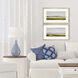 Waterside Collection Blue Framed Art