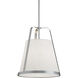 Lizzette LED 18 inch Satin Nickel Pendant Ceiling Light